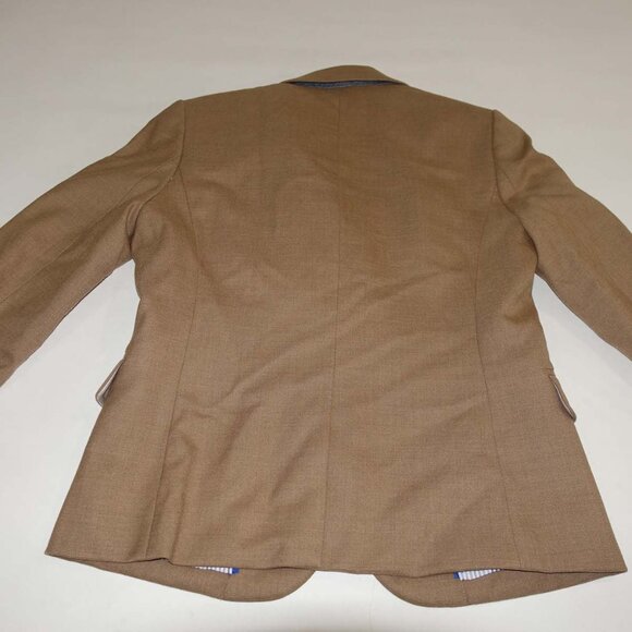 J. Crew Women's Schoolboy 2 Button Blazer Jacket Size 6 Brown Wool Blend 92480 - Picture 6 of 8